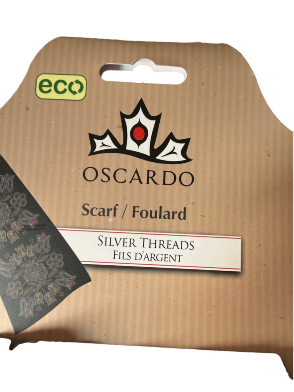Indigenous Owned Oscardo Scarf One Size Black Multi-color Dot Pattern NWT